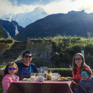 Mountain lodge in Peru